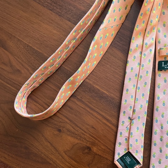 Lauren ralph lauren - rapPink Patterned Men's Tie - silk - Picture 6 of 6